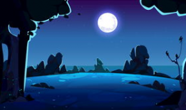 动漫夜晚图片,梦幻光影之旅